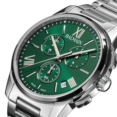 Balmain Madrigal 42mm Chronograph Green Dial Men's Watch B74813372