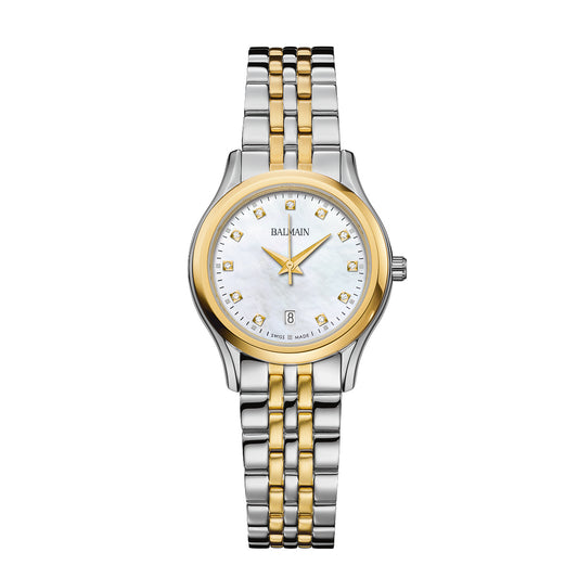 Balmain Beleganza 27.5mm Two-Tone Diamond Women's Watch B83423986