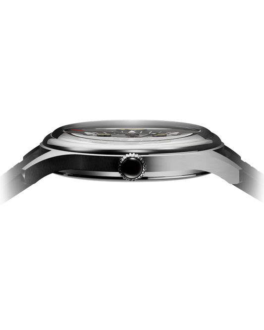 Benrus #3061 39.5mm Black Dial Men's Watch 3061-SS-B-039-01