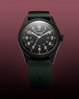 Benrus DTU Phantom 38mm Black Dial Men's Watch DTU-BB-B-038-01