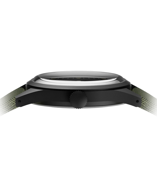 Benrus DTU Phantom 38mm Black Dial Men's Watch DTU-BB-B-038-01