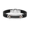 Baraka Men's 18K Rose Gold, Carbon Fiber & Rubber Bracelet
