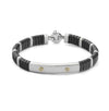 Baraka 18K yellow gold and ceramic diamond bracelet BR381201GILU