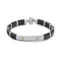 Baraka Men's 18K Yellow Gold & Ceramic Diamond Bracelet