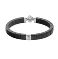 Baraka Men's 18K Yellow Gold & Black Ceramic Diamond Bracelet