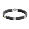 Baraka 18K yellow gold black ceramic diamond bracelet BR382011GICN