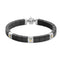 Baraka 18K yellow gold black ceramic diamond bracelet BR382011GICN