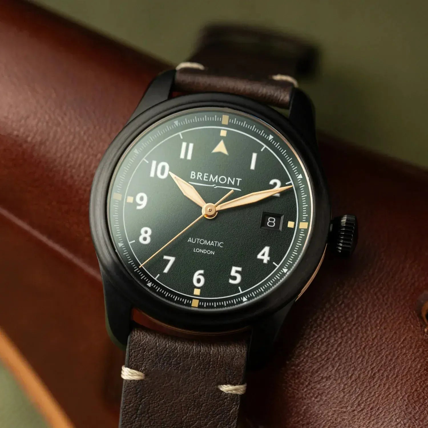 Bremont Bremont x Brompton x Cheaney 40mm Green Dial Men's Watch BROMPTON-CHEANEY-R-S