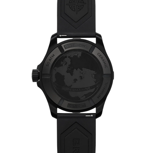 Bremont Supermarine Full Ceramic Polar White 43mm White Dial Men's Watch SM43-DT-BKCER-WH-R-S