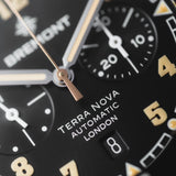 Bremont Terra Nova 42.5mm Chronograph Black Dial Men's Watch TN42-CHR-SS-BK-B