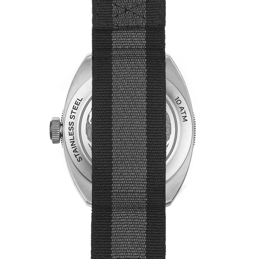 Bremont Terra Nova 40.5mm Turning Bezel Power Reserve Black Dial Men's Watch TN40-PWR-SS-BK-N-S