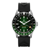 Bremont Supermarine 300M GMT, 'Tundra' Green 40mm Green Dial Men's Watch SM40-GMT-SS-GNBK-R-S