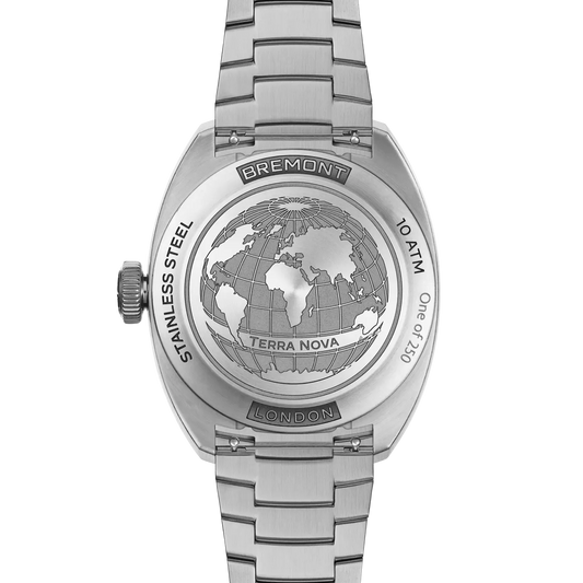 Bremont Terra Nova 38mm Pink Dial Men's Watch TN38-ND-SS-PK-B