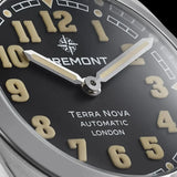 Bremont Terra Nova 38mm Black Dial Men's Watch TN38-ND-SS-BK-B