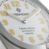 Bremont Terra Nova 38mm White Dial Men's Watch TN38-ND-SS-WH-L-S