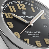 Bremont Terra Nova 40.5mm Date Black Dial Men's Watch TN40-DT-SS-BK-N-S