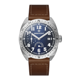 Bremont Terra Nova 40.5mm Turning Bezel Power Reserve Blue Dial Men's Watch TN40-PWR-SS-BL-L-S
