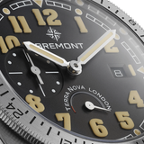 Bremont Terra Nova 40.5mm Turning Bezel Power Reserve Black Dial Men's Watch TN40-PWR-SS-BK-N-S