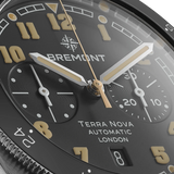 Bremont Terra Nova 42.5mm Chronograph Black Dial Men's Watch TN42-CHR-SS-BK-B