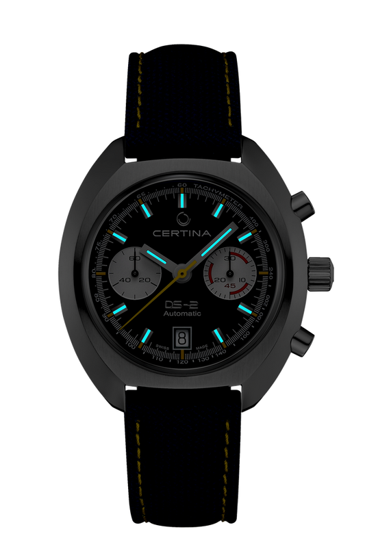 Certina DS-2 Chronograph Automatic 43.36mm Blue Dial Men's Watch C0244621804100