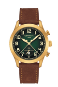 Certina DS Pilot 43mm Green Dial Men's Watch C0246173609200