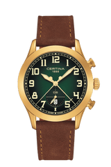 Certina DS Pilot 43mm Green Dial Men's Watch C0246173609200