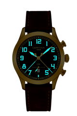 Certina DS Pilot 43mm Green Dial Men's Watch C0246173609200