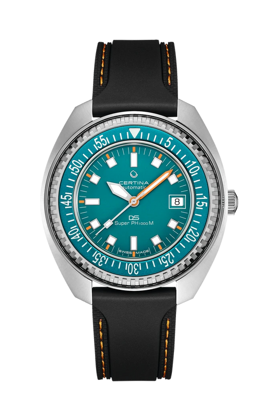 Certina DS SUPER PH1000M STC Teal Dial 43.5mm Men's Watch C0249071704110