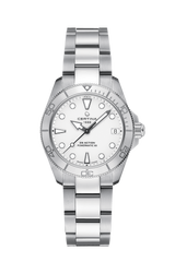 Certina DS Action 34.5mm Powermatic 80 White Dial Women's Watch C0320071101100