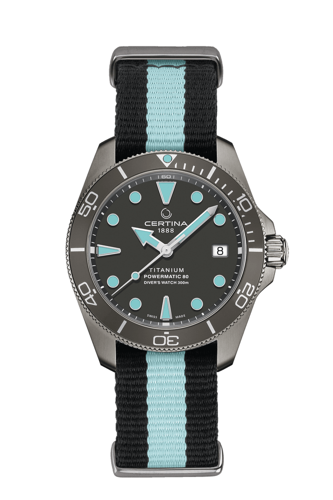 Certina DS Action Diver 38mm Powermatic 80 Grey Dial Men's Watch C0328074808100