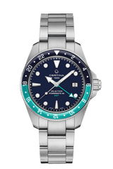 Certina DS Action GMT Powermatic 80 41mm Blue Dial Men's Watch C0329291104101