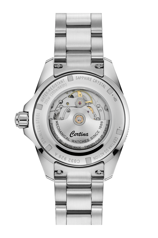 Certina DS Action GMT Powermatic 80 41mm Blue Dial Men's Watch C0329291104101