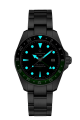 Certina DS Action GMT Powermatic 80 41mm Green-Black Men's Watch C0329291105100