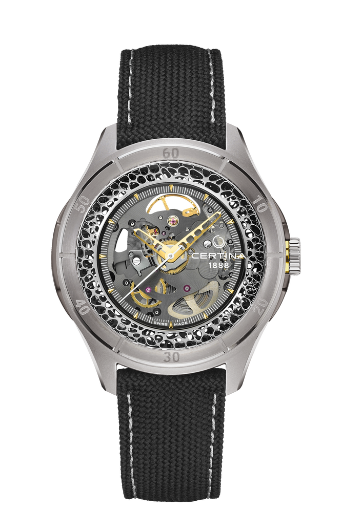 Certina DS Skeleton 42mm Grey Dial Men's Watch C0424075608110