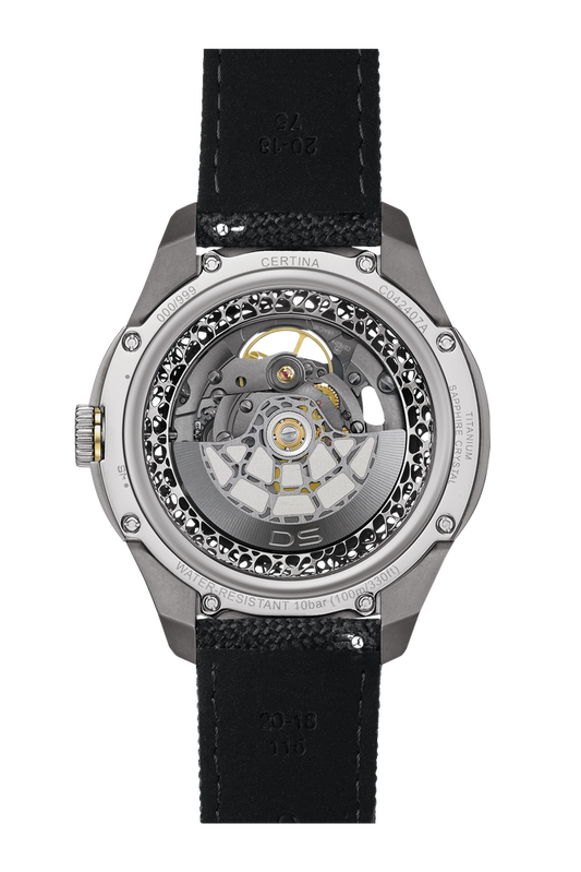 Certina DS Skeleton 42mm Grey Dial Men's Watch C0424075608110