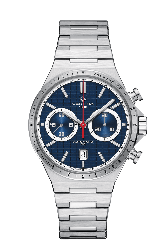 Certina DS-7 Chrono Auto 42mm Blue Dial Men's Watch C0434271104100