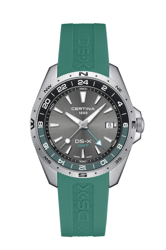 Certina DS-X GMT 41mm Grey Dial Men's Watch C0474521708100