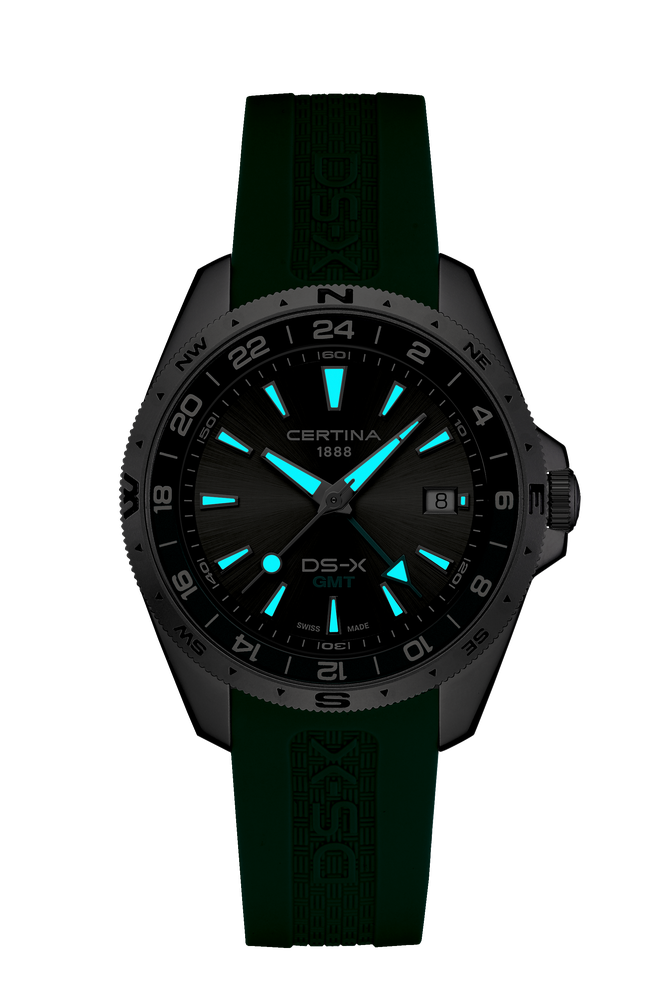 Certina DS-X GMT 41mm Grey Dial Men's Watch C0474521708100