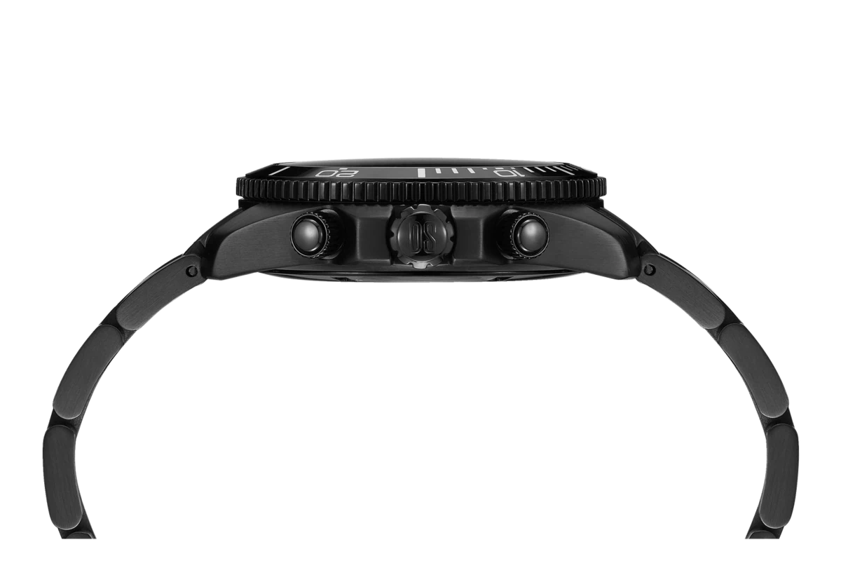 Certina DS Action Chrono 42mm Black Carbon Dial Men's Watch C0484173320100