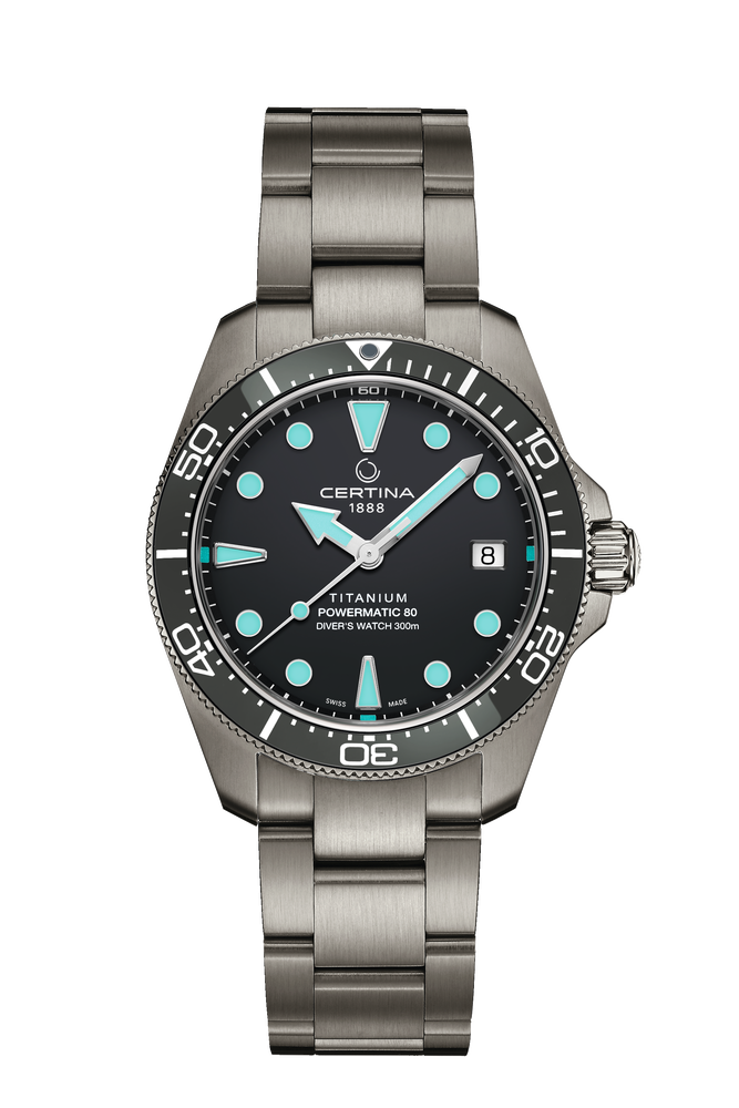 Certina DS Action Diver 38mm Powermatic 80 Grey Dial Men's Watch C0488074408100
