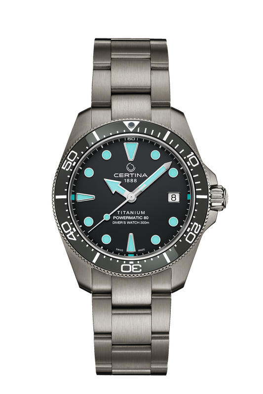 Certina DS Action Diver 38mm Powermatic 80 Grey Dial Men's Watch C0488074408100