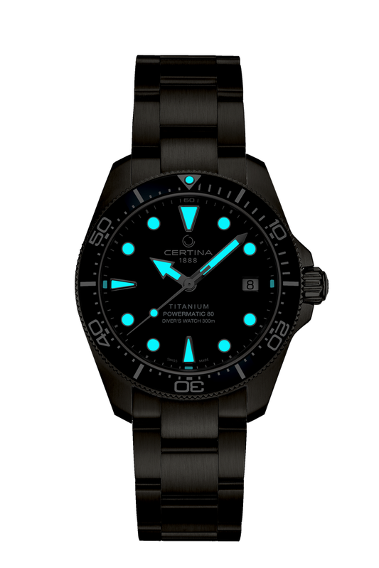 Certina DS Action Diver 38mm Powermatic 80 Grey Dial Men's Watch C0488074408100