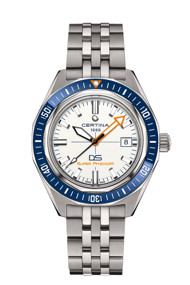 Certina DS Super PH2000M 43mm White Dial Men's Watch C0506074401102