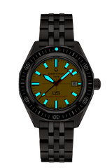 Certina DS Super PH2000M 43mm Yellow Dial Men's Watch C0506074436102