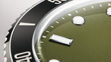 Oris Divers Date 39mm Green Dial Men's Watch 01 733 7795 4057-Set