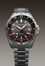 Certina DS-X GMT 41.2mm Grey Dial Men's Watch C0474521108101