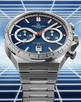 Certina DS-7 Chrono Auto 42mm Blue Dial Men's Watch C0434271104100