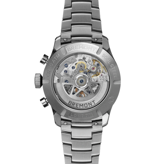 Bremont Altitude Chronograph GMT 42mm Black Dial Steel Men's Watch ALT42-CHR-G-SS-BK-B
