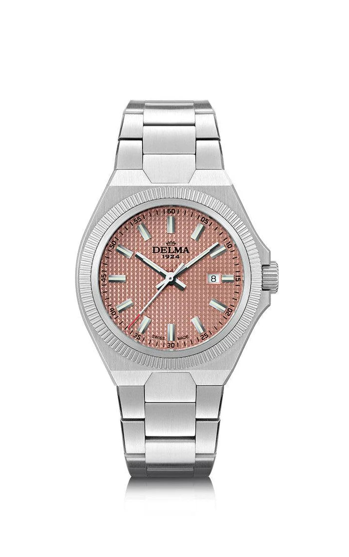 DELMA Midland 34mm Salmon Dial Men's Watch 41701.627.1.181