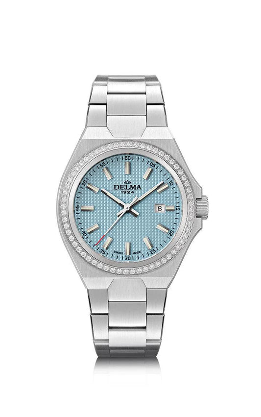 DELMA Midland 34mm Ice Blue Dial Men's Watch 41711.627.1.191